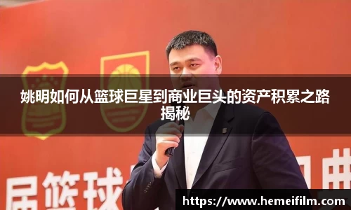 姚明如何从篮球巨星到商业巨头的资产积累之路揭秘