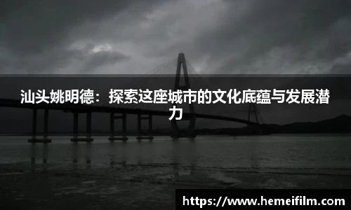 汕头姚明德:探索这座城市的文化底蕴与发展潜力